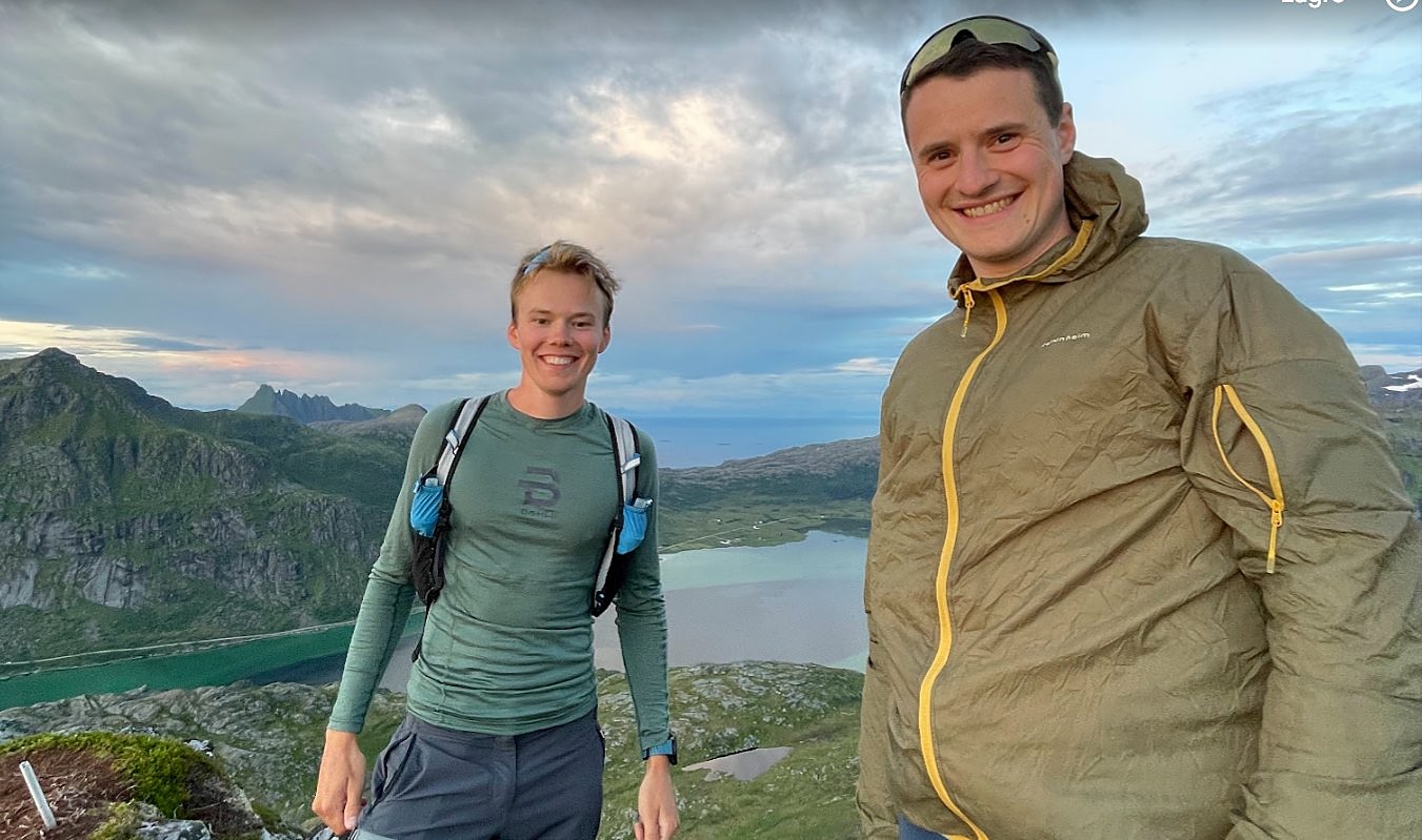 Arrangørane Lars og Torstein på fjelltur